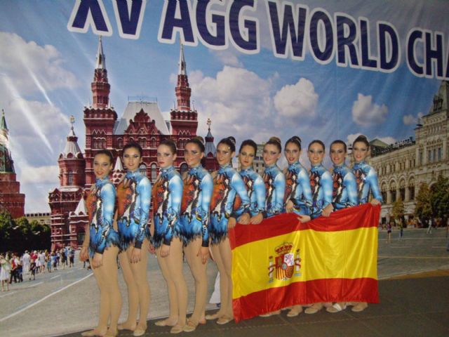 El Rítmica Cartagena gana el bronce en el Mundial de Estética de Grupo