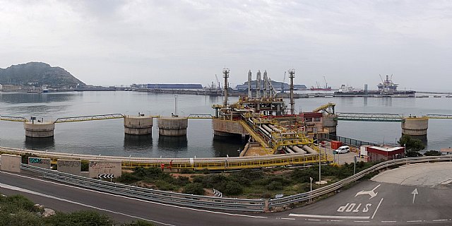 El Puerto de Cartagena sube cuatro puestos en el ranking de los treinta puertos de la Unión Europa en tráfico total de mercancías en 2020