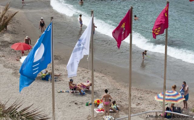 Cartagena se mantiene como el municipio con más banderas azules del Mediterráneo