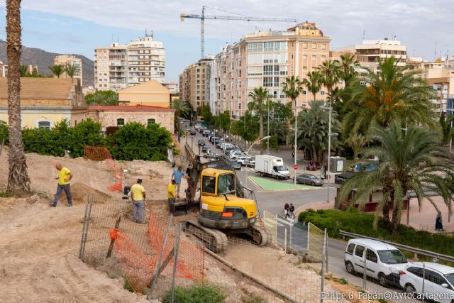 El Ayuntamiento realiza las catas arqueológicas previas a las obras de adecuación del Baluarte de Berwick