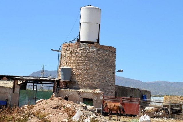 Urgente intervención para la preservación del Molino Los Miñarros de Cartagena