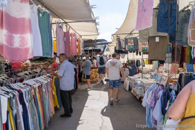 El tradicional mercadillo de los martes de Los Belones se traslada esta semana al lunes 8 de junio y podrá abrir al completo