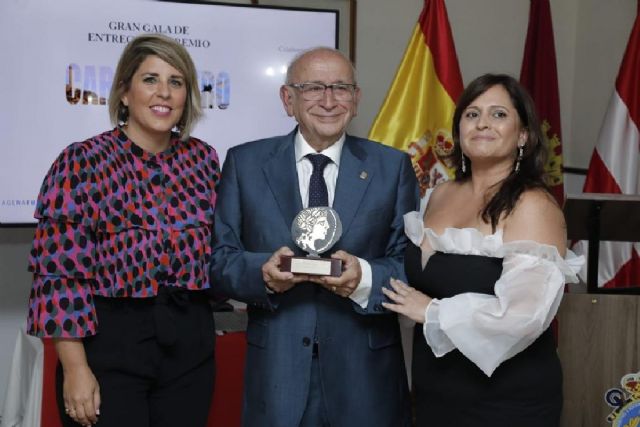 José Antonio Luque ha recibido el Premio Cartagenero del Año 2021