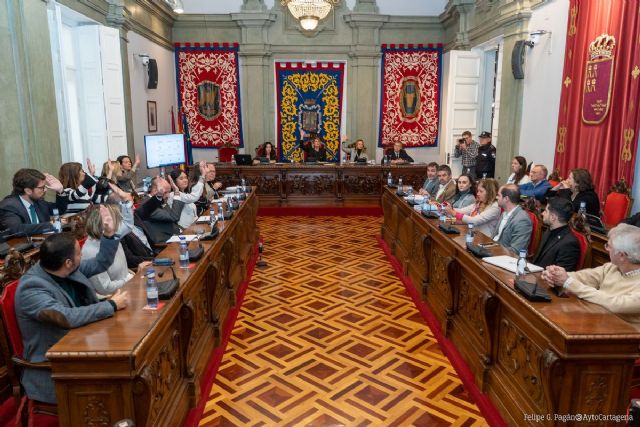 El Ayuntamiento de Cartagena vuelve a ser la primera gran institución de la región en aprobar sus presupuestos