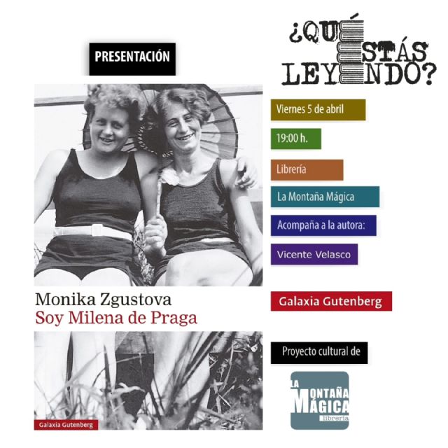 Monika Zgustová presenta en Cartagena su último libro `Soy Milena de Praga´