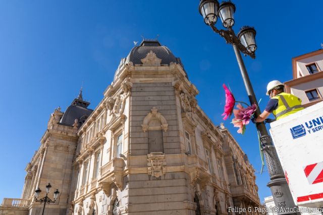 Cartagena instala una docena de Cruces de Mayo en el centro histórico este fin de semana