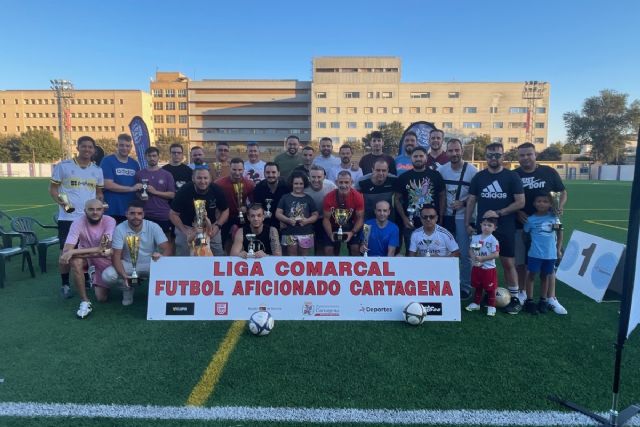 La liga comarcal de fútbol aficionado de Cartagena clausura la temporada en el Mundial 82