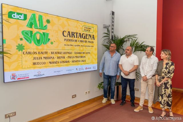 Carlos Baute, Beatriz Luengo y Álvaro de Luna actuarán en ´Dial Al Sol´ en Cabo de Palos