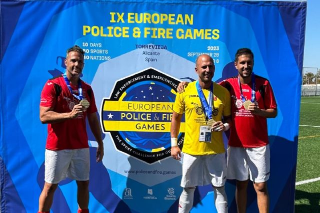 Cuatro agentes municipales logran medalla de oro en los Juegos Europeos de Policías y Bomberos