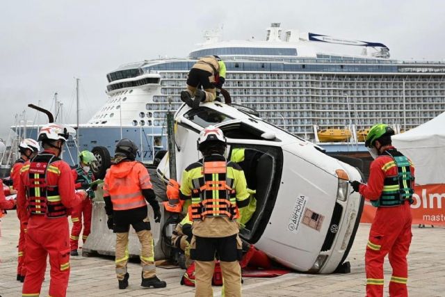 Bomberos de Cartagena participan en el Encuentro Nacional de Rescate en Accidentes de Tráfico y Trauma