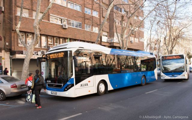 La línea 7 de autobús urbano de Cartagena tendrá un horario especial durante las Fiestas del Polígono de Santa Ana