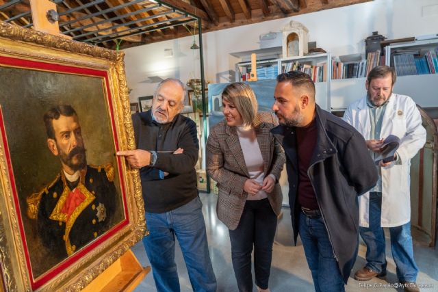 Diego Quevedo cede el retrato de Isaac Peral al Ayuntamiento para su futura exposición en la Casa Museo