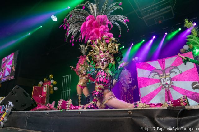 Drag Perseida brilla en el Carnaval de Cartagena