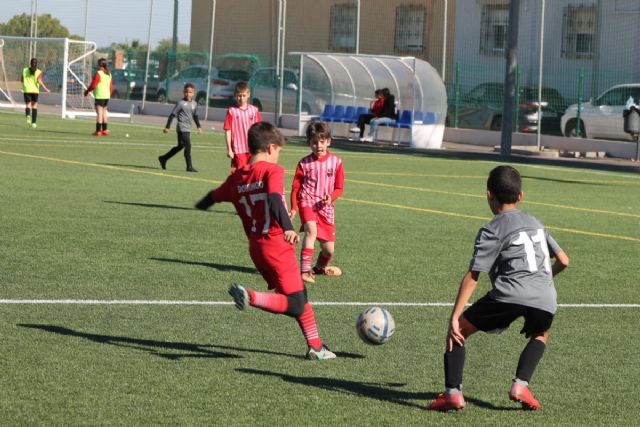 Los prebenjamines de Nueva Cartagena, La Unión, Cartagena FC y Lapuerta toman ventaja en la liga de fútbol base