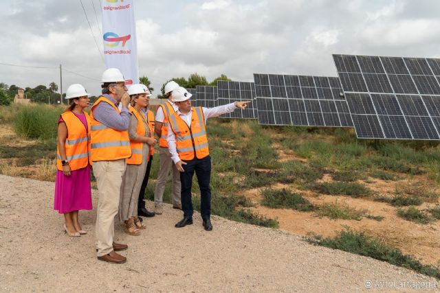 La nueva planta fotovoltaica La Asomada contribuirá a la transformación energética de Cartagena