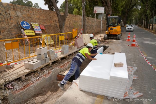 Espacio Algameca continúa la tercera fase y amplía la red de drenaje de aguas pluviales en el Barrio de la Concepción