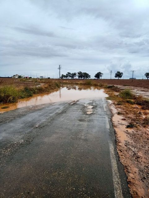 Las breves lluvias siembran el caos en la zona norte reafirmando la incapacidad y desprecio del PP a los barrios y diputaciones de Cartagena