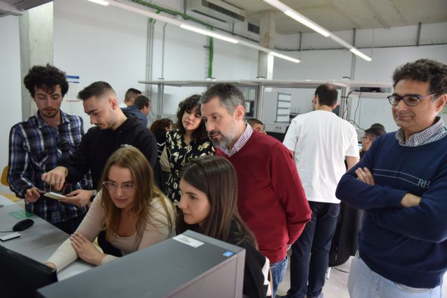 Cuarenta estudiantes de EUt+ desarrollan en la UPCT sus propios dispositivos de calidad ambiental