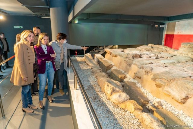 La cripta arqueológica de la plaza Serreta abre al público a través de Puerto de Culturas