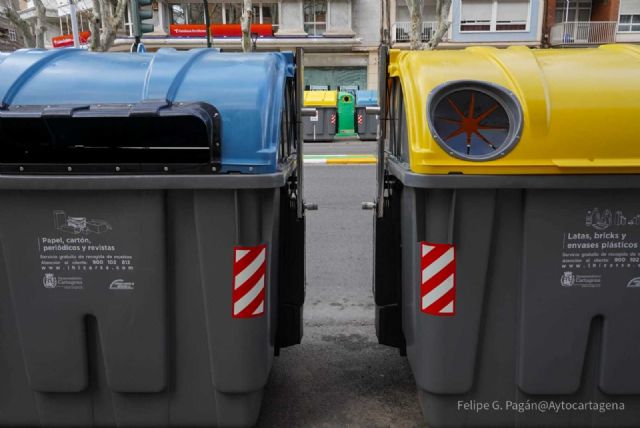 Aumenta un 4 por ciento la recogida de papel y cartón en Cartagena, que ya se aproxima a la ratio nacional