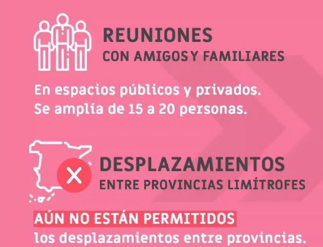 Cartagena alcanza el lunes la fase 3 de la desescalada en la que seguirá prohibida la movilidad entre provincias limítrofes