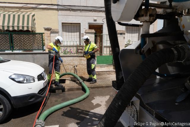 El Ayuntamiento de Cartagena intensifica los trabajos preventivos para evitar daños por lluvias torrenciales