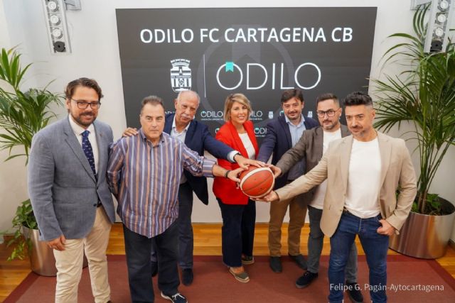 El Ayuntamiento arropa el patrocinio de la Startup cartagenera ODILO al Cartagena CB en su segunda temporada en LEB Plata