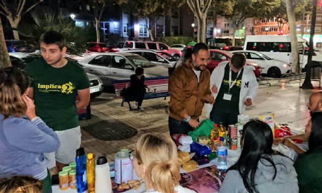 Los colectivos juveniles de Cartagena recaudan 6.500 kilos de comida