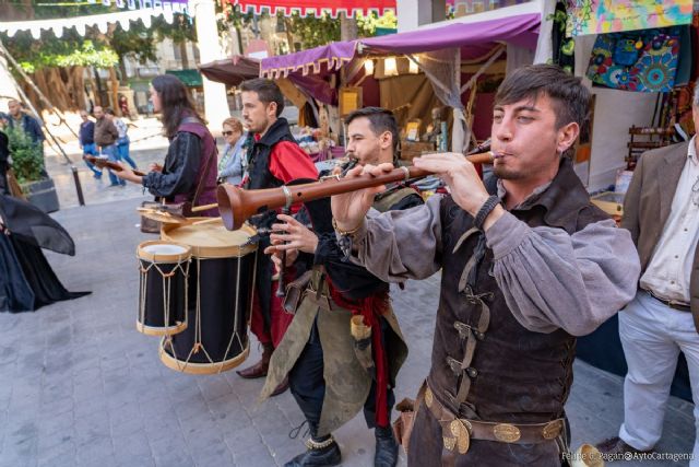 Mercado medieval y conciertos del festival de jazz en la agenda del fin de semana en Cartagena