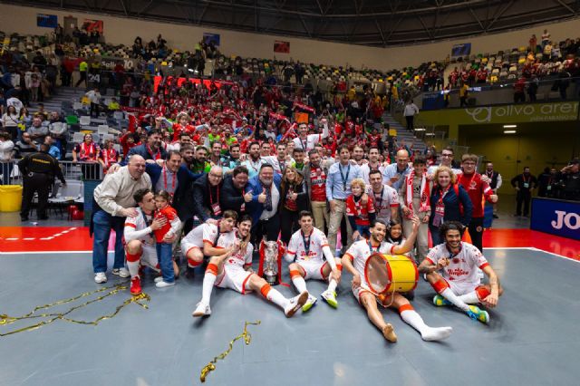 Cartagena celebra la Supercopa del Jimbee esta tarde con una rúa en bus y recepción en el Palacio Consistorial