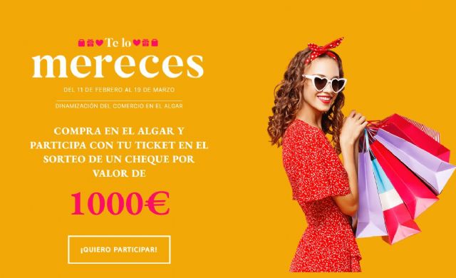 'Te lo mereces', la campaña de El Algar que premiará a los que compren sus regalos de San Valentín y el Día del Padre