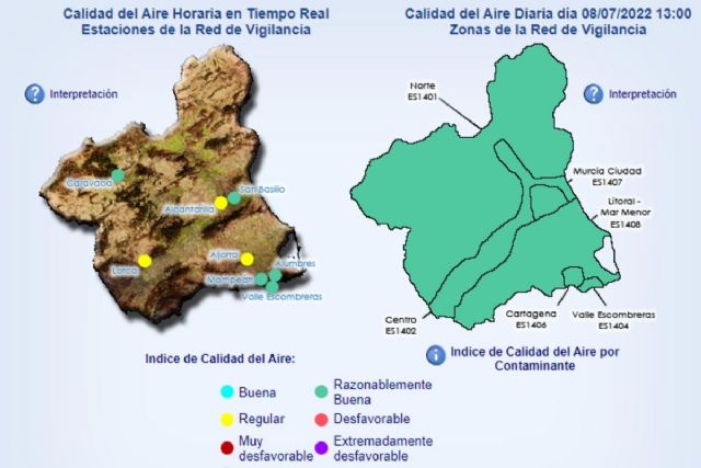 Desactivado el nivel preventivo en El Valle por partículas en suspensión