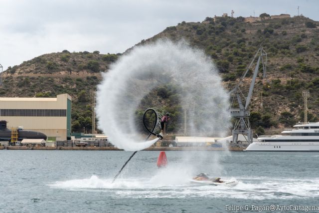 El campeonato de Europa de flysky se celebra este fin de semana en el puerto de Cartagena