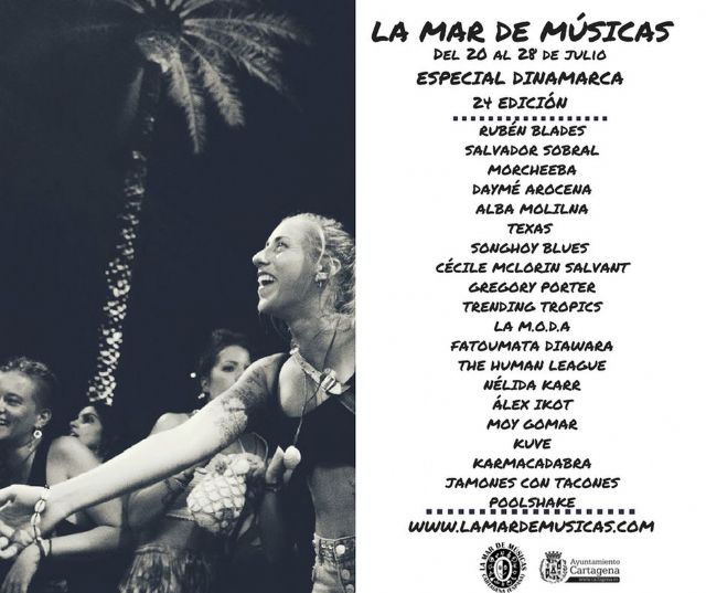 Ruben Blades, Salvador Sobral, Morcheeba, Alba Molina y Dayme Arocena se suman a la programacion de La Mar de Musicas 2018