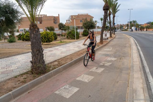 Las calles Dársena e Isla del Ciervo de La Manga ganarán carril bici, aceras y más zona de aparcamiento