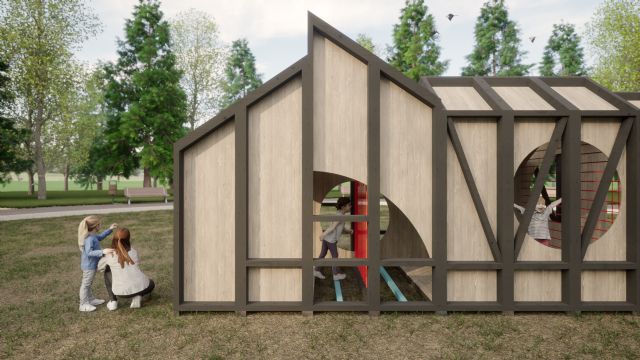 Premio al diseño de cabañas para mobiliario urbano en el que ha colaborado un alumno de Arquitectura