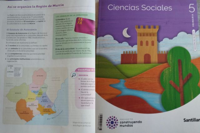 MC: El PP regional continúa adoctrinando a los niños en los libros de texto