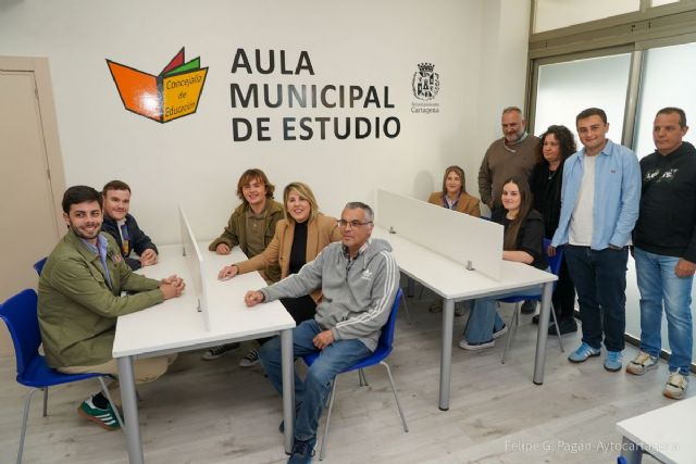 El Ayuntamiento abre en Canteras un aula de estudio que se suma a las ocho que ya funcionan en el municipio