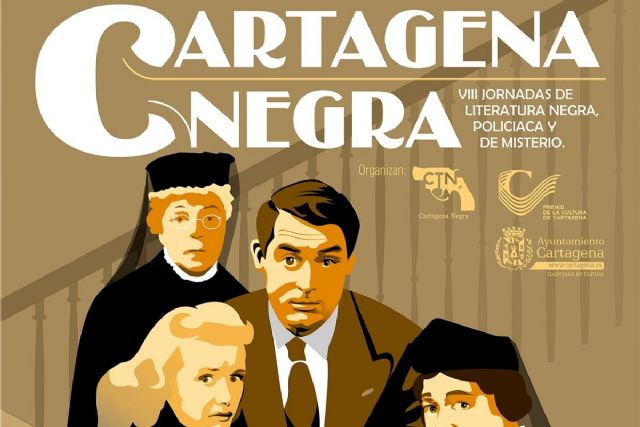 Una treintena de figuras nacionales de la literatura negra visitarán Cartagena en septiembre