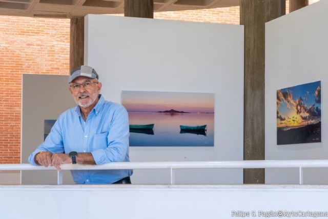 Pascual Ballesteros expone en fotografías su ´Pasión por el Mar Menor´