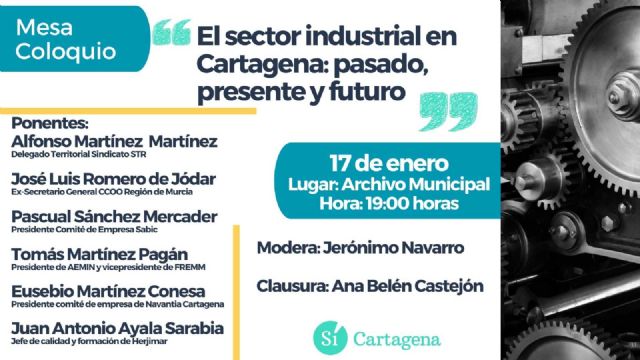 Sí Cartagena inicia el miércoles un ciclo de mesas coloquio sobre temas de actualidad