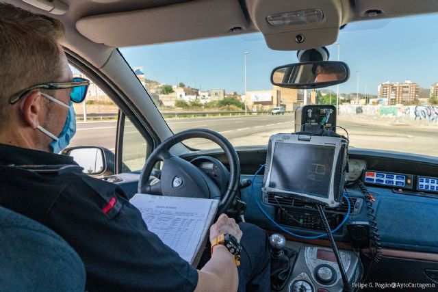 Controles de velocidad de la Policía Local durante esta semana