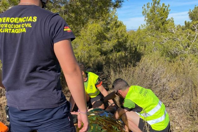 Un corredor de la Trail Sendero del Agua Galifa trasladado a Santa Lucía en helicóptero