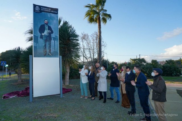 Cartagena dedica un parque al líder cantonal Antonete Gálvez