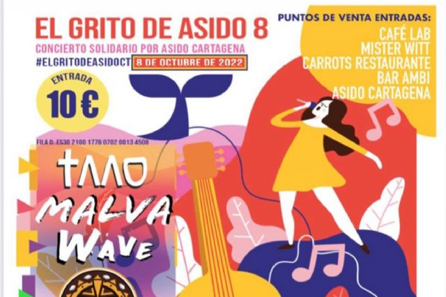 El Auditorio Paco Martín será el escenario del concierto benéfico ´El Grito´ de Asido