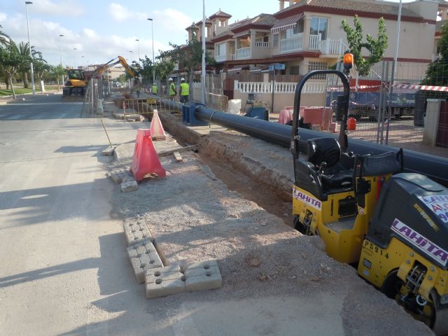 El canal del Campo de Cartagena se encuentra fuera de servicio por labores ordinarias de conservación, mantenimiento y limpieza