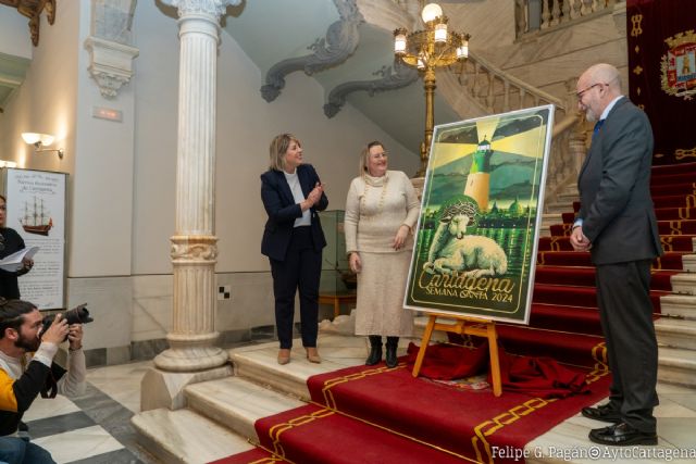 El faro de La Curra guía el cartel de la Semana Santa de Cartagena