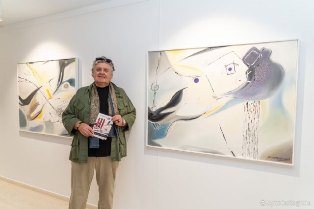 El pintor polaco Waldemar Kondratowski expone en la sala Domus del Pórtico de Cartagena