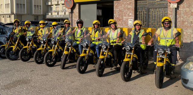 Correos estrena hoy diez motos eléctricas en Cartagena