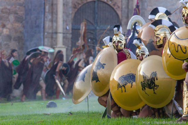 Cartagena revive la Segunda Guerra Púnica en sus fiestas de Carthagineses y Romanos